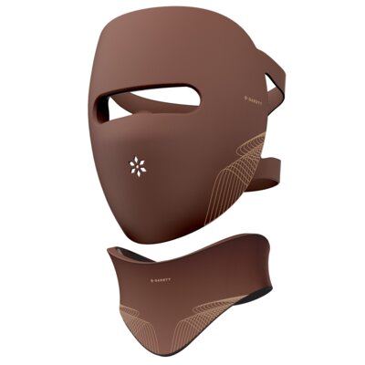 Maska LED GARETT BEAUTY Skin Ritual Face & Neck Brązowy