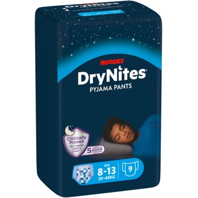 Pieluchomajtki HUGGIES DryNites Boy 7 (9 szt.)
