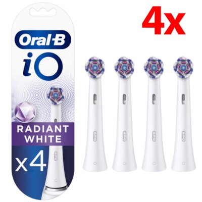 Oryginalna końcówka szczoteczki ORAL-B IO Radiant White Black (4 szt.)