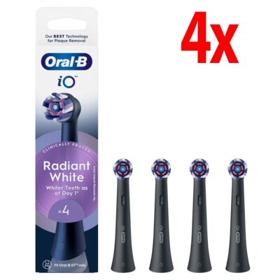 Końcówka szczoteczki ORAL-B IO Radiant White Black (4 szt)