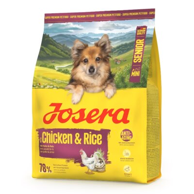 Karma dla psa JOSERA Mini Senior Chicken & Rice 900 g