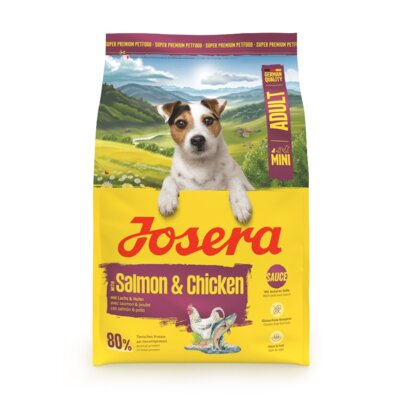 Karma dla psa JOSERA Mini Łosoś z kurczakiem 900 g