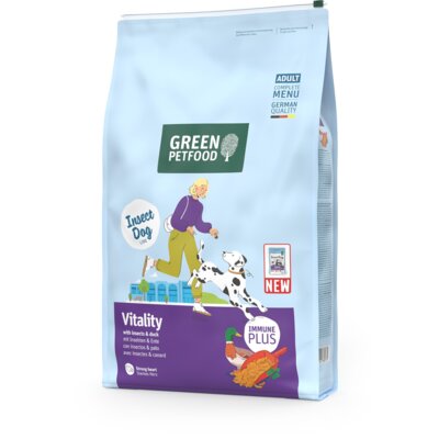 Karma dla psa GREEN PETFOOD Vitality with Insects & Duck z owadami i kaczką 3 kg