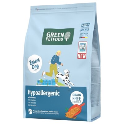 Karma dla psa GREEN PETFOOD InsectDog Hypoallergenic z owadami 3 kg