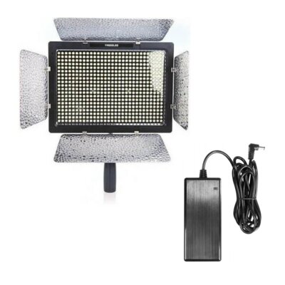 Lampa panel LED YONGNUO YN600L II WB, 3200-5600K + Zasilacz sieciowy YONGNUO FJ-SW20171205000D