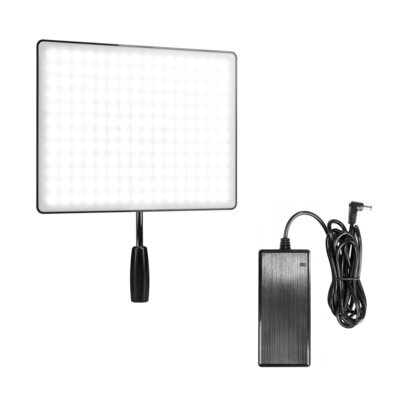 Lampa panel LED YONGNUO YN600 Air WB, 3200-5600K + Zasilacz sieciowy YONGNUO FJ-SW20171205000D