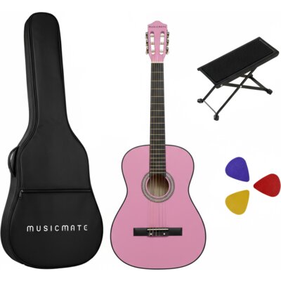 Gitara klasyczna MUSICMATE MM-G17 ClassicPink