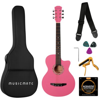 Gitara akustyczna MUSICMATE MM-G21 PinkSerenade Różowy