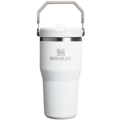 Kubek termiczny STANLEY IceFlow Flip Straw Tumbler Biały 600 ml