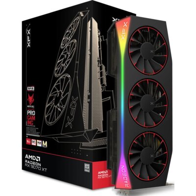 Karta graficzna XFX Mercury Radeon RX 9070 XT OC RGB Magnetic Air Edition 16GB