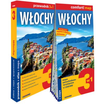 Włochy przewodnik 3w1 przewodnik + atlas + mapa Agnieszka Fundowicz