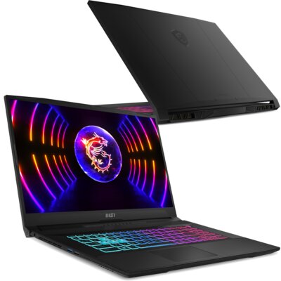 Laptop MSI Katana 17 B13UCRK-1605XPL 17.3" IPS 144Hz i5-13420H 16GB RAM 512GB SSD GeForce RTX3050