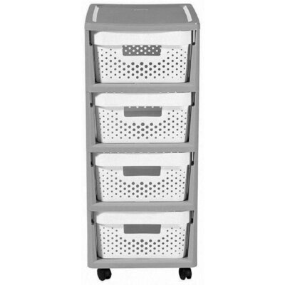 Regał CURVER Infinity 231556 Szaro-biały