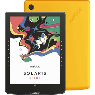 Czytnik e-booków INKBOOK Solaris Color 6", Podświetlany ekran, Wi-Fi Żółty