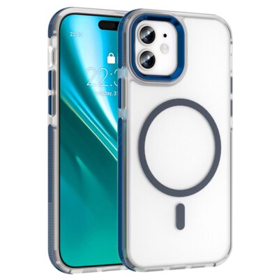 Etui ETTERI Icy Mag do Apple iPhone 12/12 Pro Niebieski