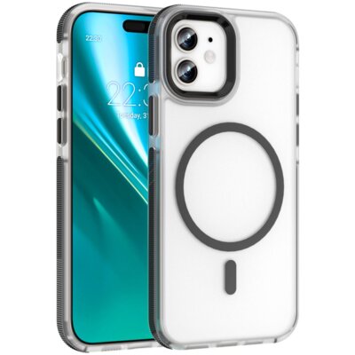 Etui ETTERI Icy Mag do Apple iPhone 12/12 Pro Czarny