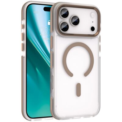 Etui ETTERI Icy Mag do iPhone 17 Pro Złoto-przezroczysty