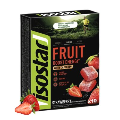 Żelki ISOSTAR Fruit Boost Energy Truskawkowy (100 g)