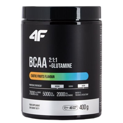Aminokwasy BCAA 4F FUEL + Glutamina (400 g)