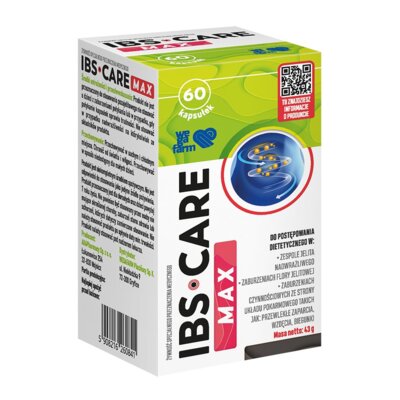 Suplement na trawienie WEGAFARM IBS Care Max (60 kapsułek)
