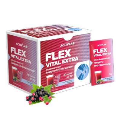 Suplement diety ACTIVLAB Flex Vital Extra Porzeczkowo-żurawinowy (30 saszetek)