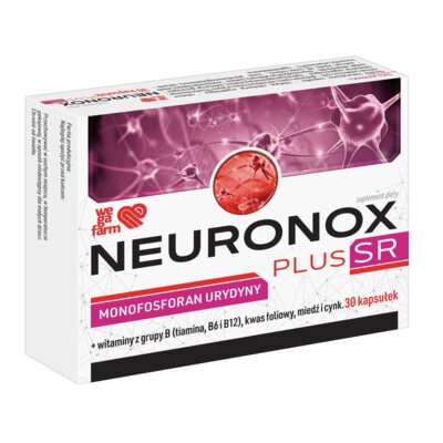 Kompleks witamin i minerałów WEGAFARM Neuronox Plus SR (30 kapsułek)