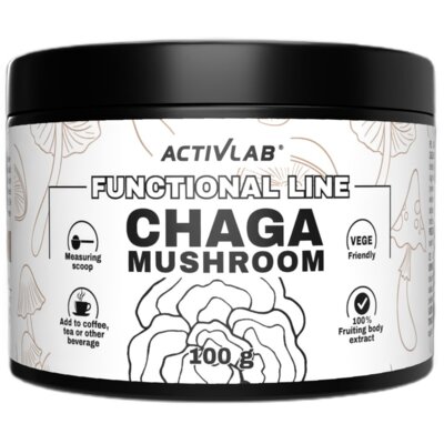 Suplement diety ACTIVLAB Chaga Mushroom (100 g)