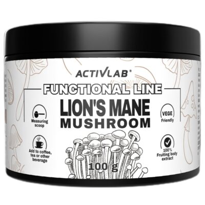 Suplement diety ACTIVLAB Lion's Mane Mushroom (100 g)
