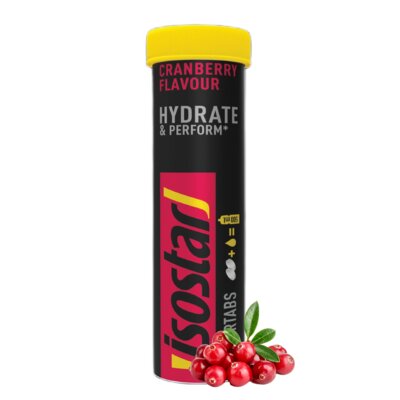 Izotonik ISOSTAR Hydrate & Perform Power Żurawinowy (10 tabletek)