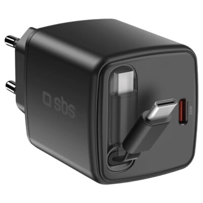 Ładowarka sieciowa SBS GAN 30W Czarny