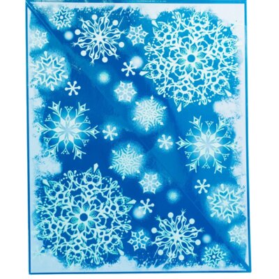 Naklejka na okno CHRISTMAS DECORATION Gwiazdy 30 x 42 cm