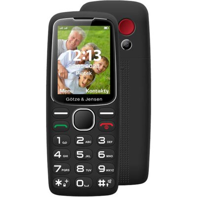Telefon GÖTZE & JENSEN GFE302 Czarny
