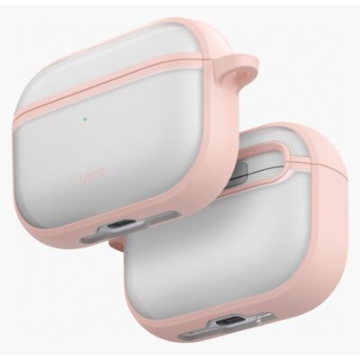 Etui na słuchawki UNIQ Veren do Apple AirPods Pro 3 Różowy