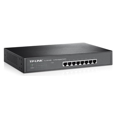 Switch TP-LINK TL-SG1008 Gigabit Ethernet, 8 portów, Zarządzalny