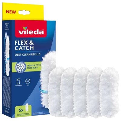 Wkłady do miotełki VILEDA Flex & Catch (5 sztuk)