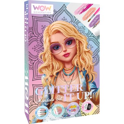 Zestaw kreatywny KIDS EUROSWAN WOW Generation Mandala Brokat WOW00084