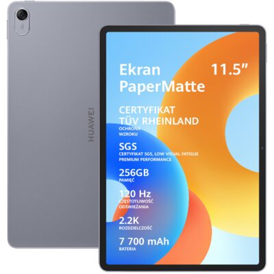 Tablet HUAWEI MatePad 11.5" 2.gen. PaperMatte Edition 8/256 GB Wi-Fi Szary