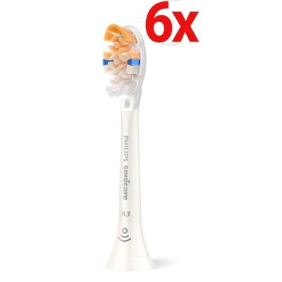 Oryginalne końcówki Philips Sonicare HX9096/87 Miękkie włókna (6 szt.) (Kompleksowa zaawansowana pielęgnacja)