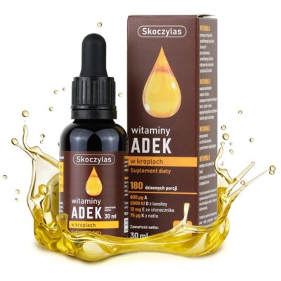 Kompleks witamin SKOCZYLAS ADEK w kroplach (30 ml)