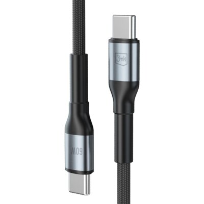 Kabel USB-C - USB-C 3MK Hyper Cable N-Series 60W 2 m Czarny