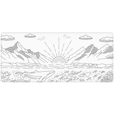 Podkładka DARK PROJECT Terra Nostra XL Biały