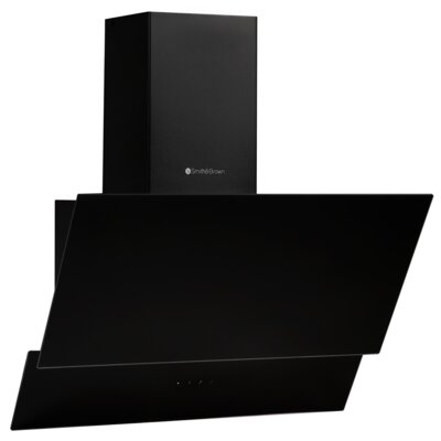 Okap SMITH&BROWN SHCS-652-B5 Czarne szkło 425m3/h 66dB klasa D