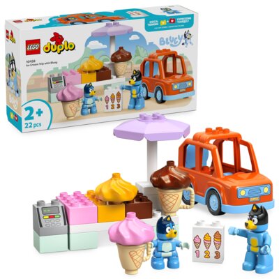 LEGO 10458 DUPLO Bluey Wyprawa po lody z Blue