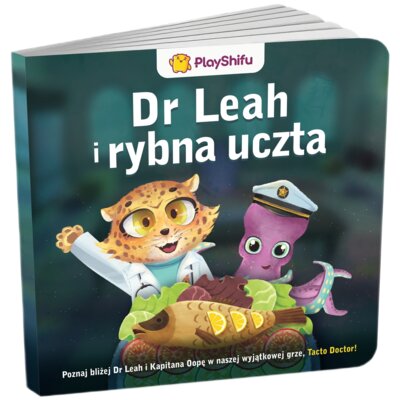 Książka Dr Leah i rybna uczta (twarda okładka)