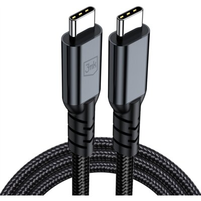 Kabel USB-C - USB-C 3MK Hyper Cable N-Series Thunderbolt 4 8K 60Hz 240W 1 m Czarny