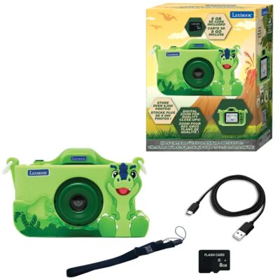 Zabawka aparat LEXIBOOK Dinozaur 4w1 DJ078DINO