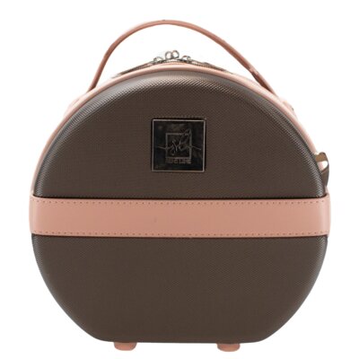 Kuferek SEMI LINE T5673-1 Vintage 23 cm Brązowo-różowy