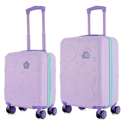 Zestaw walizek SEMI LINE T5879-0 44.5/54.5 cm Fioletowy