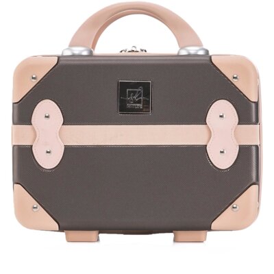 Kuferek SEMI LINE T5508-1 Vintage 23 cm Brązowo-różowy