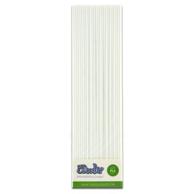Filament 3DOODLER Create i Pro PLA, Średnica 3 mm, 0.06 kg (25 szt.) Biały
